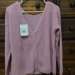 BNWT Sézane Barry Jumper Blush